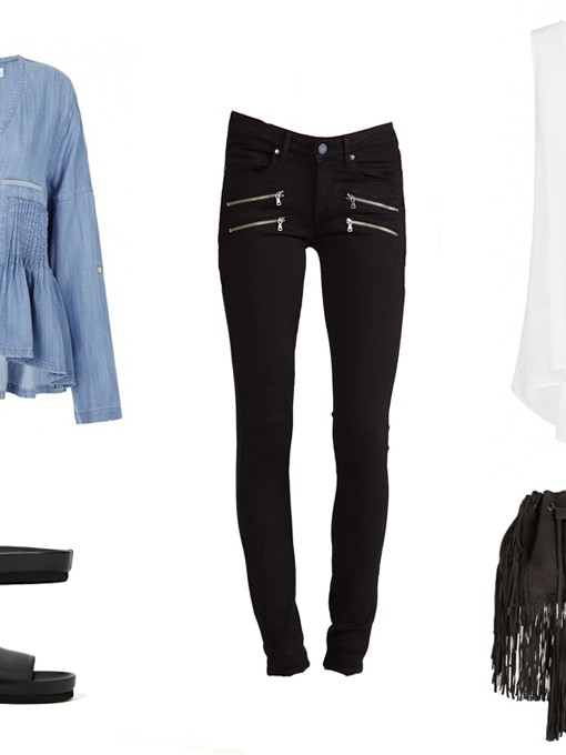 sass & bide, paige denim,tassles, pool slides, slides, melbourne fashion, style blogger, melbourne style